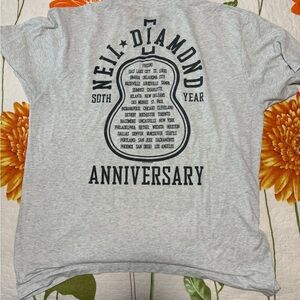 Gray Neil Diamond Anniversary T-Shirt